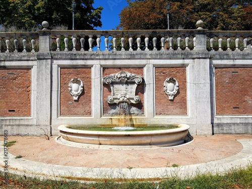 Historic Ornate Stone Fountain Water Feature
