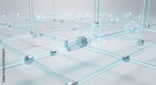Minimal Encrypted Data Transmission Through Protected Fiber Network