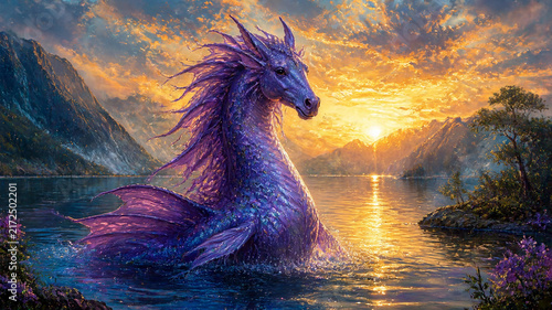 dragon in the night