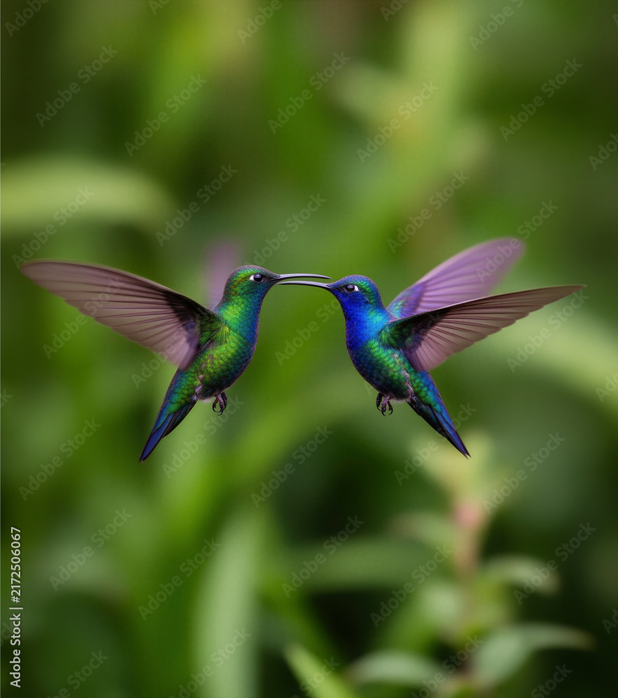 Fototapeta premium colibrí, ave, pájaro, ave tropical, fauna, vida silvestre, naturaleza, biodiversidad, animal, vuelo, volando, vuelo de colibrí, alas, alas extendidas, movimiento, velocidad, pico largo, plumaje, pluma