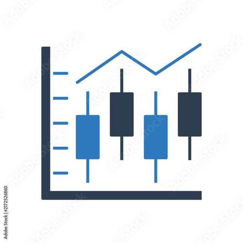Candlestick Stock Chart Icon