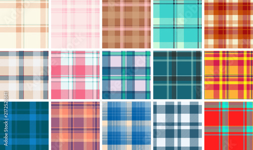 Photography Plaid bundle for skirts and trousers
