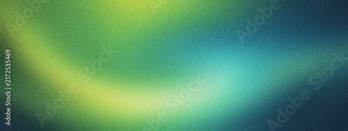Photography Abstract gradient background with soft green and blue light waves