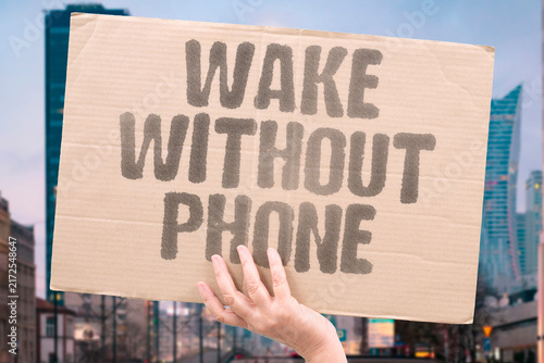 Foto "Wake without phone" Start your day screen-free