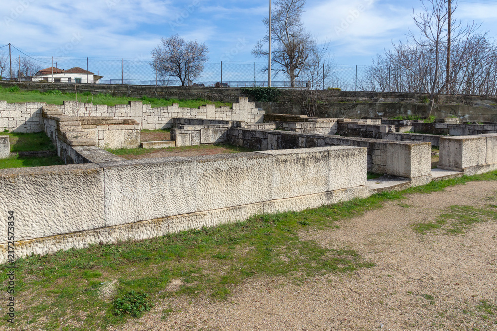 Fototapeta premium Ruins of Ancient Macedonian capital Pella, Greece