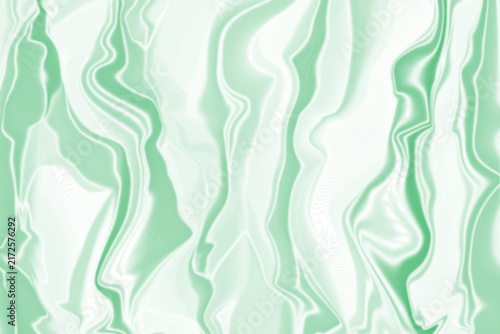 Canvastavla Abstract green and white flowing Silk texture background