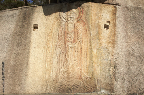 Photography 서울삼천사지마애여래입상,보물,고려시대,삼천사,은평구,서울