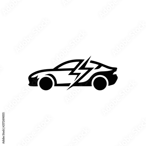 Electric vehicle logo design