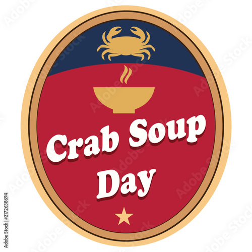 Crab Soup Day sticker