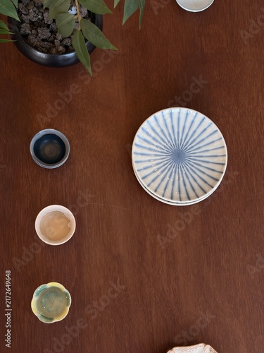 Konstfotografi chinese tea set