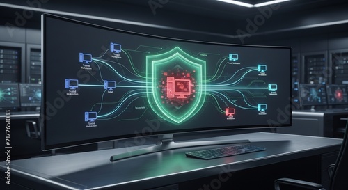 EDR Shield Isolating Infected Workstation from Enterprise Network