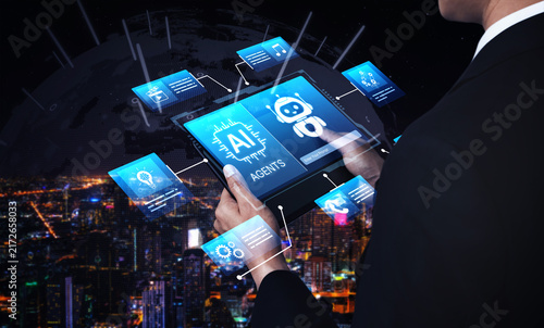 фотографія AI agents orchestrate tasks across chat data, calls, and content