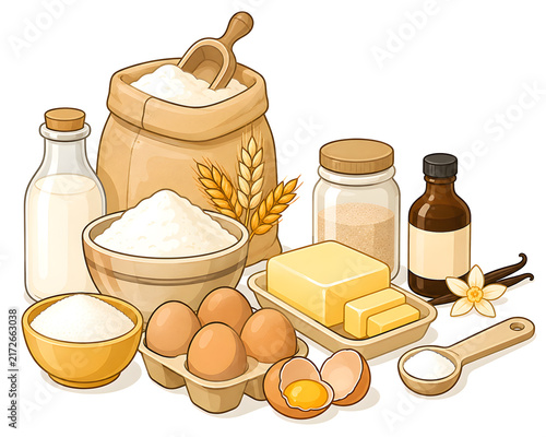 ingredients for baking