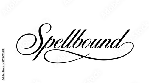 Spellbound Logo Wordmark Typography Script Elegant.