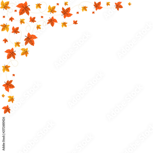 Autumn Leaves Corner Decoration