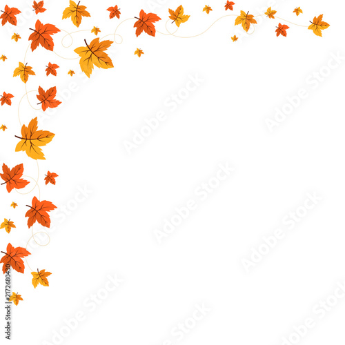 Autumn Leaves Corner Decoration