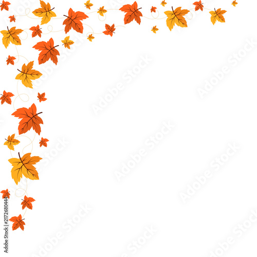 Autumn Leaves Corner Decoration