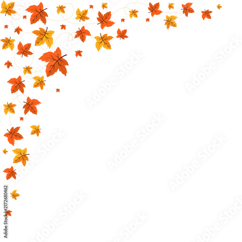 Autumn Leaves Corner Decoration