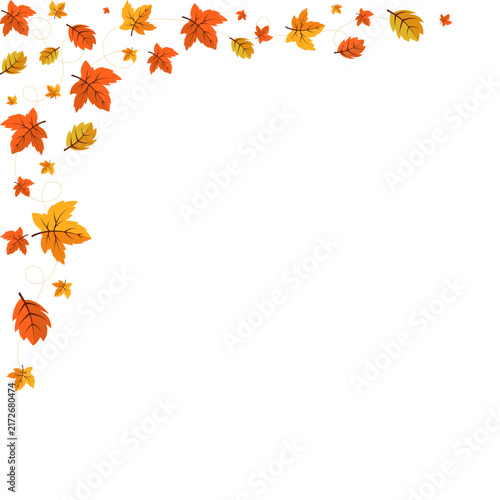 Autumn Leaves Corner Decoration