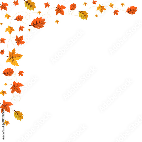Autumn Leaves Corner Decoration