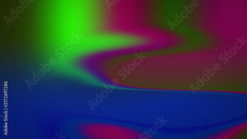 Abstract glowing wave pattern with vibrant color gradients.