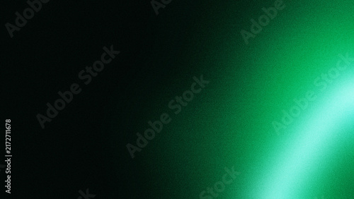 Quadro su tela Abstract green gradient background featuring chunky noise texture and soft illum