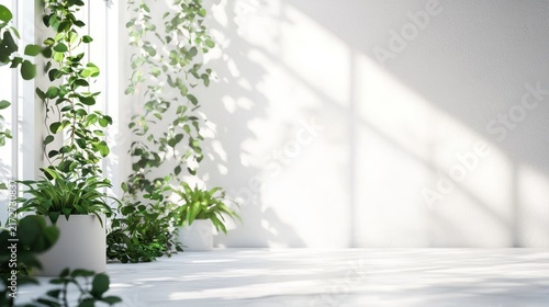 Sunlight filled interior space