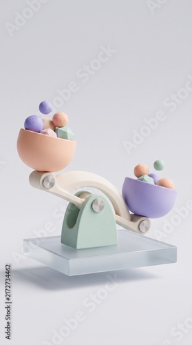 Colorful Easter Egg Decorations on a Vintage Scale for Spring Celebrations