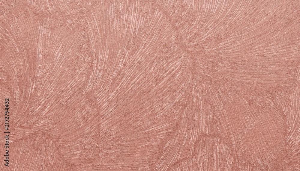 Fototapeta premium Embossed swirling texture resembling feathers and stylized fan leaves, elegant raised pattern for luxury wallpaper, textiles, packaging, stationery and modern design.