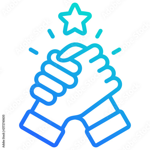Bild auf Leinwand Support Icon