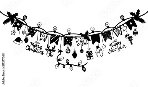 vector illustration of a christmas background
