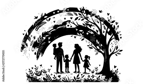family in the park