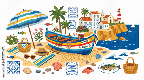 Summer Vector Illustration Pack for Vacation and Holiday Themes