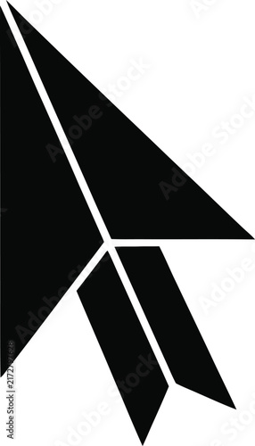 Cursor Icon Vector Pointer Mouse Arrow Click Web Graphic Paper Plane
