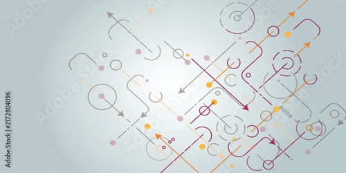 Abstract Colorful Vector Background Pattern with Lines and Dynamic Music Concept Design