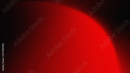 Foto Deep red glow curves softly against black background