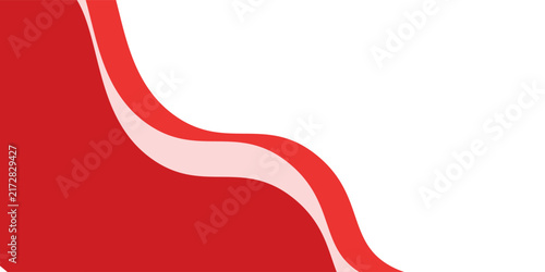 ABstract red Wave on White Background modern bacground, eps10