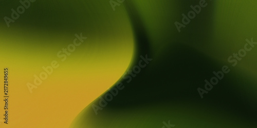 luxury green yellow gradient background with intersecting soft curved planes, soft blur, and diffuse lighting