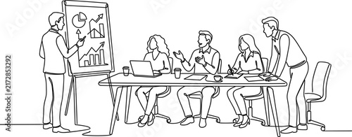 Business Meeting Presentation Discussion Analysis Teamwork Office