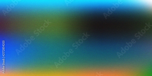 фотографія A captivating abstract blue and green gradient with a dark contrast creating a f