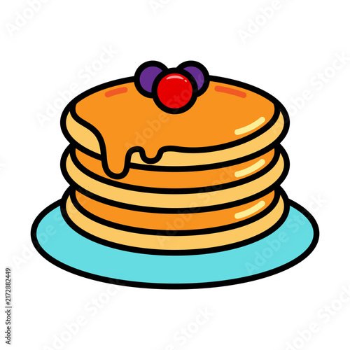Pancake Illustration