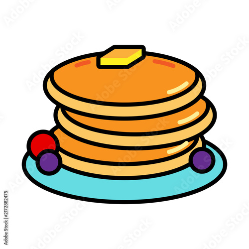 Pancake Illustration