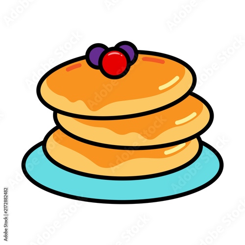 Pancake Illustration