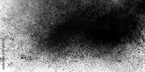 Foto Abstract textured dark ink splatter pattern on textured grainy paper, evoking sense of chaotic energy or perhaps abstract expressionism art