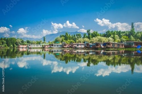 lake and mountains