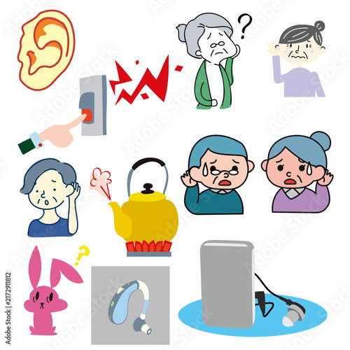聞こえ、難聴素材