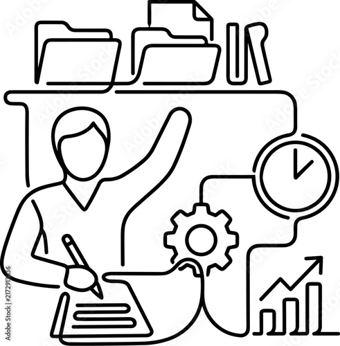 Business workflow optimization with planning time management and data analysis