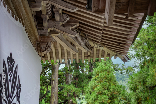 Cuadro en lienzo 寺院の軒裏