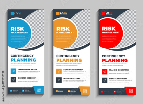 Corporate Business Roll Up Standee Banner Template