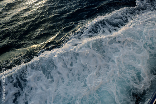 Obraz na płótnie Ocean waves of the sea.